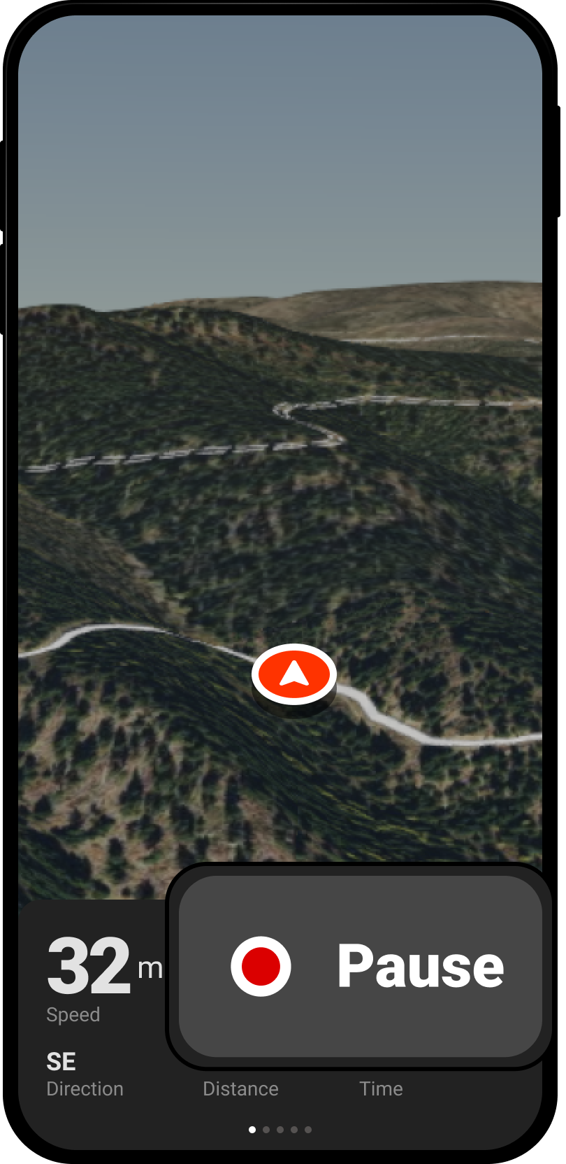 Pause Go & Track Menu Offroad App.png