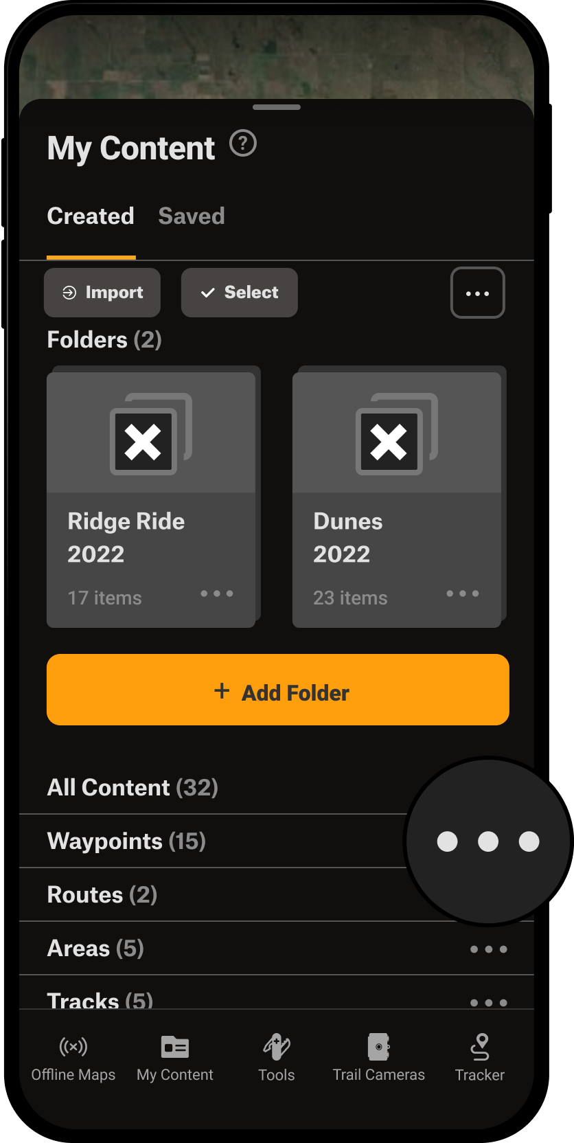Markup Type Options My Content Menu Offroad App.png