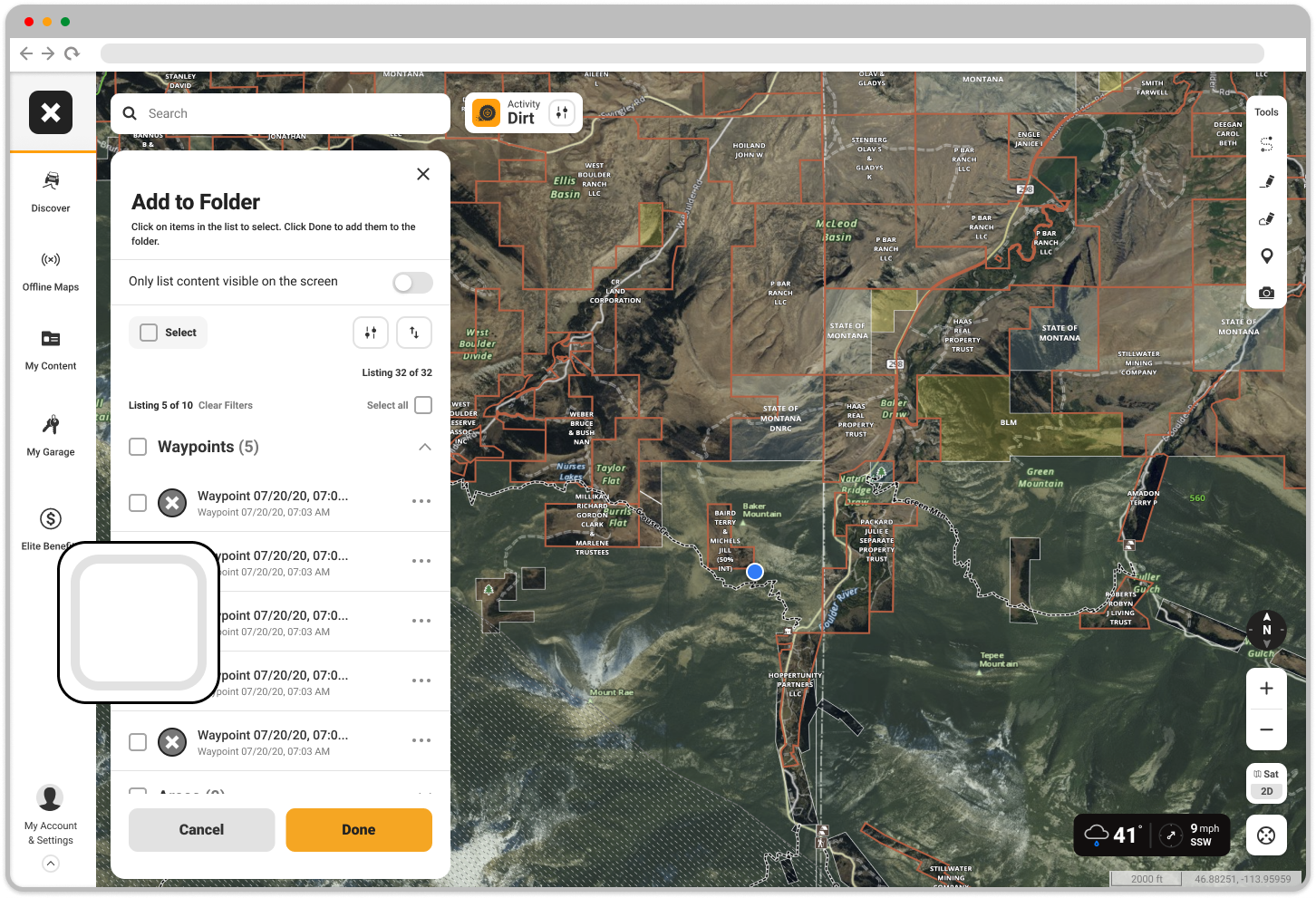 Checkbox Add to Folder Menu Offroad Web.png