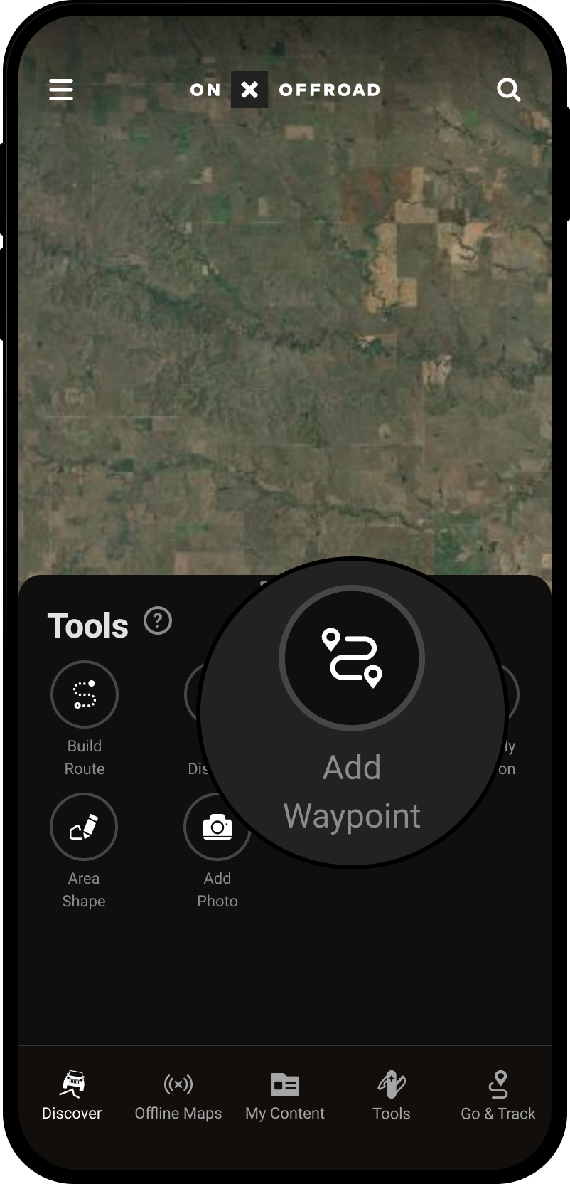 Add a Waypoint Tools Menu Offroad App.png