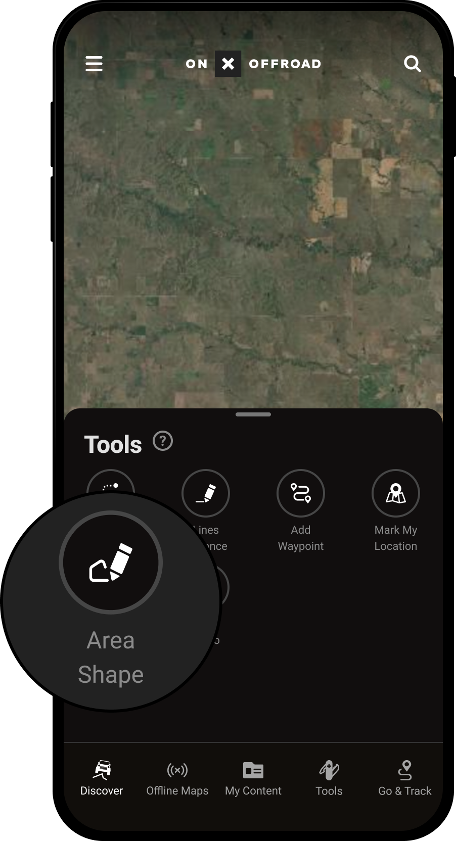 Area Shape Tools Menu Offroad App.png