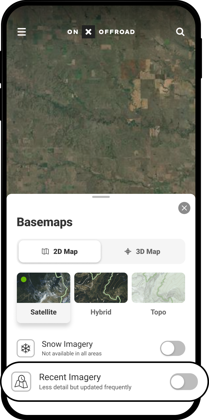 Recent Imagery off Basemaps Menu Offroad App.png
