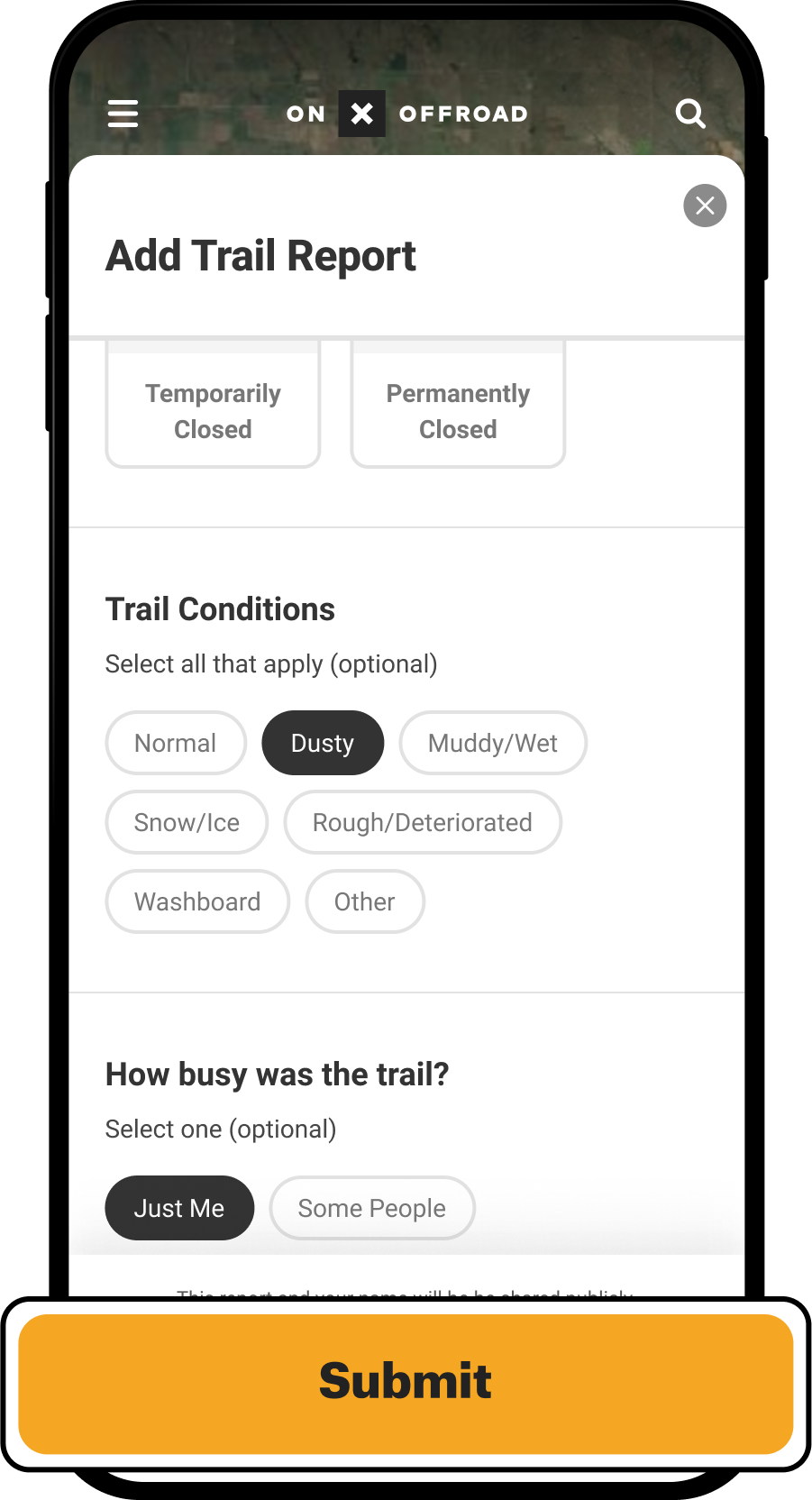 Submit Add Trail Report Conditions Offroad App.png