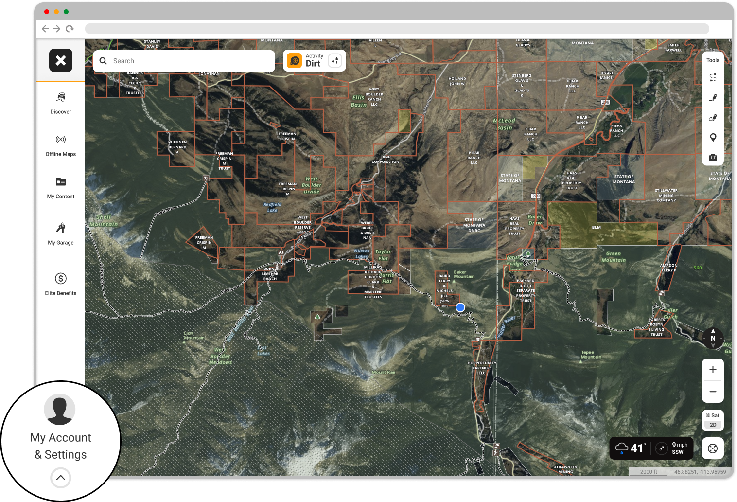 My Account and Settings Nav and Controls Offroad Web.png